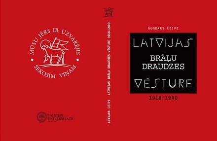 Grāmatas „Latvijas Brāļu draudzes vēsture 1918–1940” vāks
